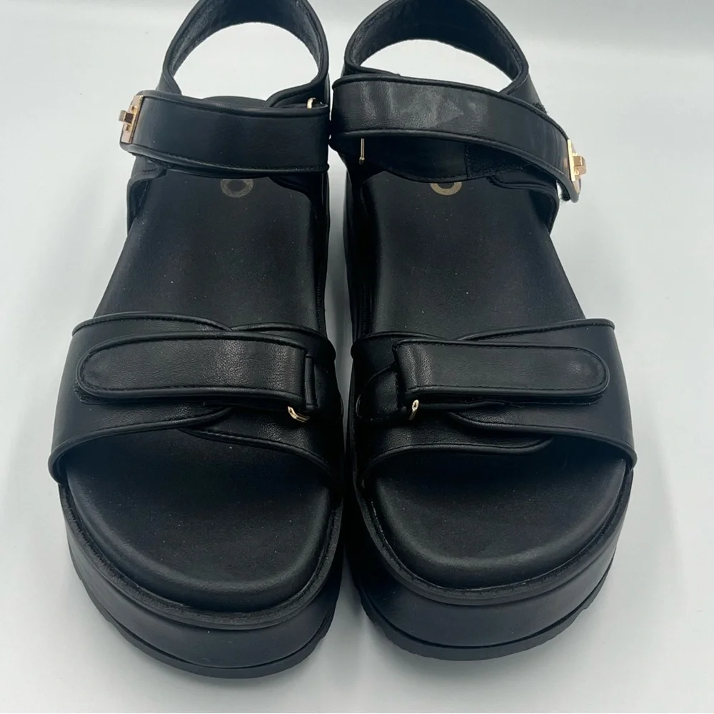 Sonoma Loreen Platform Sandals With Straps Women Size 7.5, 9.5 Black